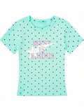 Netvelle Cropped Tee – Polka Dot Nostalgia, Reborn for the Modern Girl