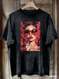 Netvelle Graphic Tee – Washed Pop Art Graffiti That Turns Heads on the Street